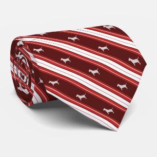 Custom Colour Bull Terrier Stripe Tie