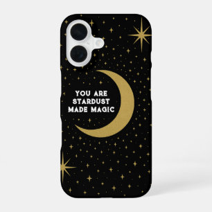 Custom Colour Celestial - Moon & Stars Design iPhone 16 Case