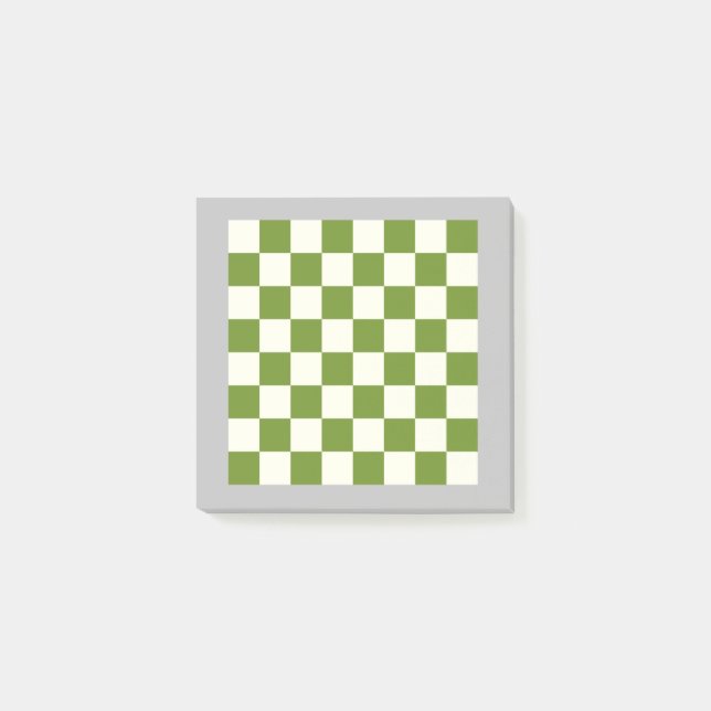 Custom Colour Chess Board Post-it Notes (Front)