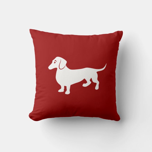 Custom Colour Dachshund Cushion (Front)