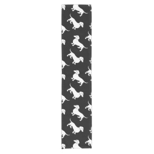 Custom Colour Dachshund Pattern Short Table Runner