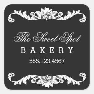 Custom Colour Filigree Stickers