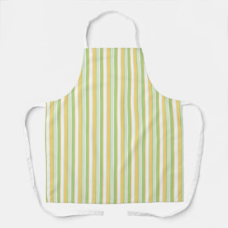 Custom Colour Four Shade Stripe Pattern Apron