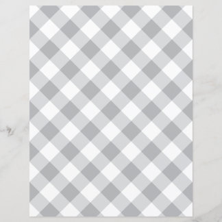 Custom Colour Gingham Check Scrapbook Paper