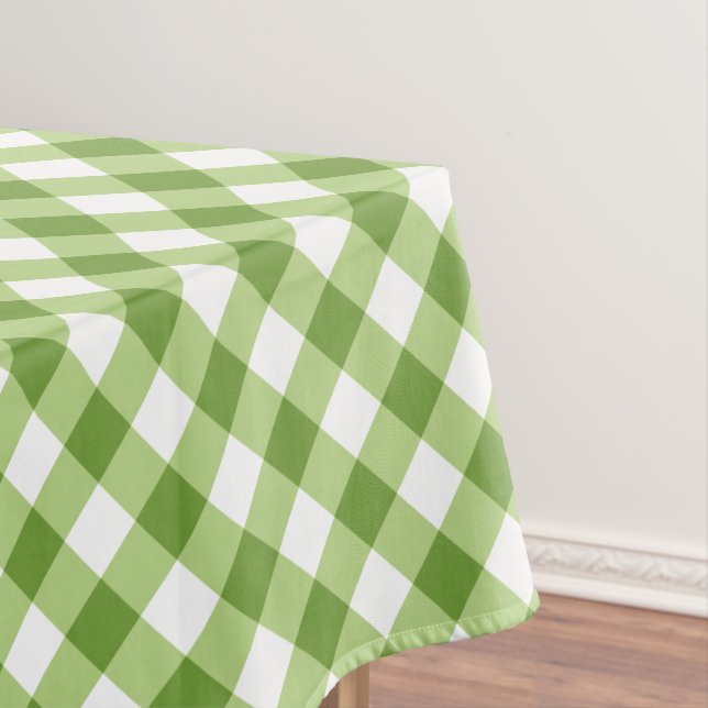 Custom Colour Gingham Pattern Tablecloth (In Situ)