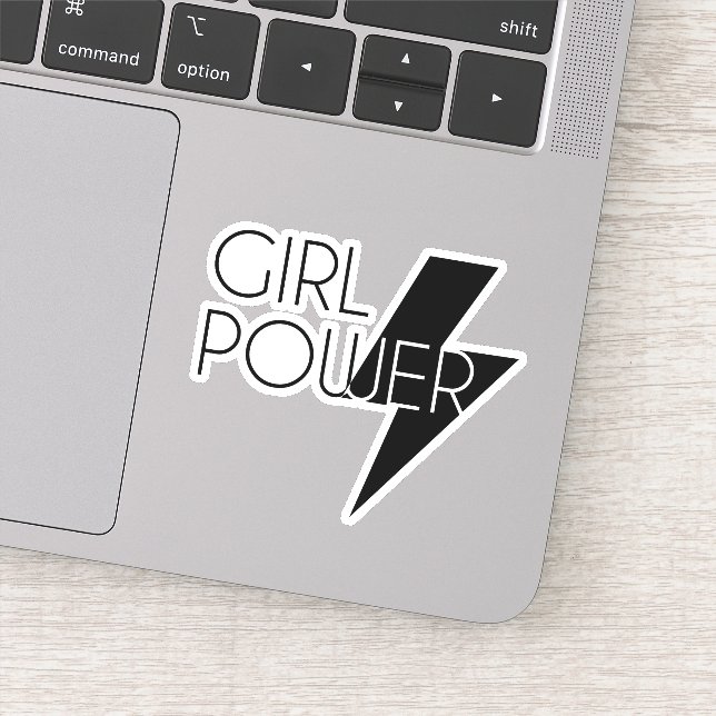 Custom Colour Girl Power Cool Black SVG Design (Detail)