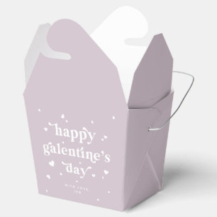 Custom Colour Happy Galentine's Day + Hearts Favour Box