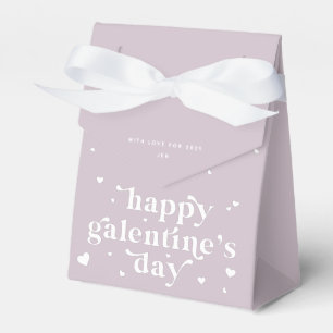 Custom Colour Happy Galentine's Day + Hearts Favour Box