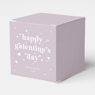 Custom Colour Happy Galentine's Day + Hearts Favour Box
