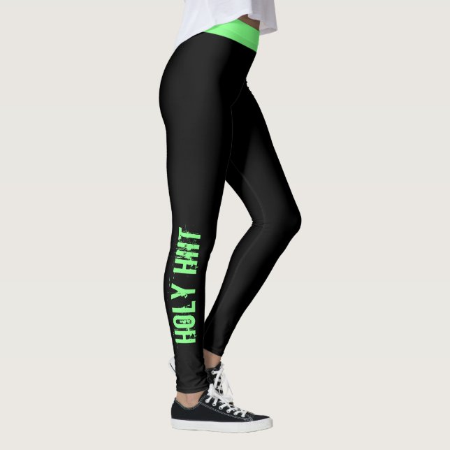 Custom Colour | "Holy Hiit" Workout Leggings (Right)