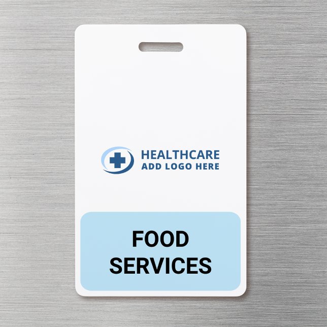 Custom Colour Hospital Cafeteria Companion ID Badge (Creator Uploaded)