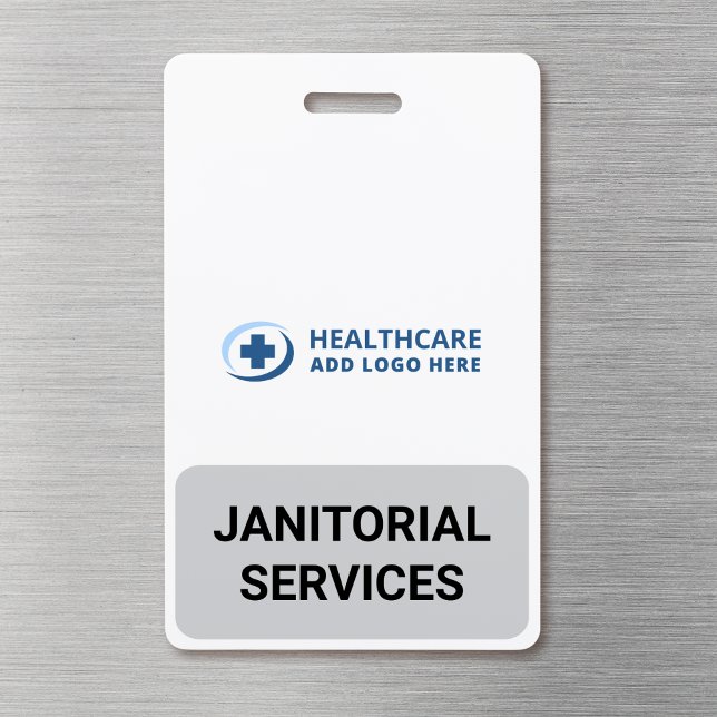 Custom Colour Janitor Janitorial Services Companio ID Badge (Creator Uploaded)