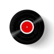 Custom Colour Label LP Vinyl Record Pin Button