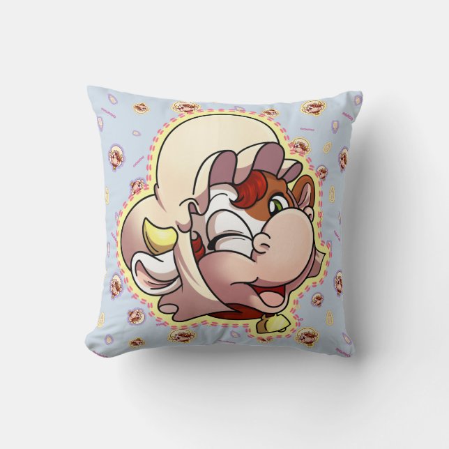 Custom Colour Mamoo Cotton Pillow (16x16") (Front)