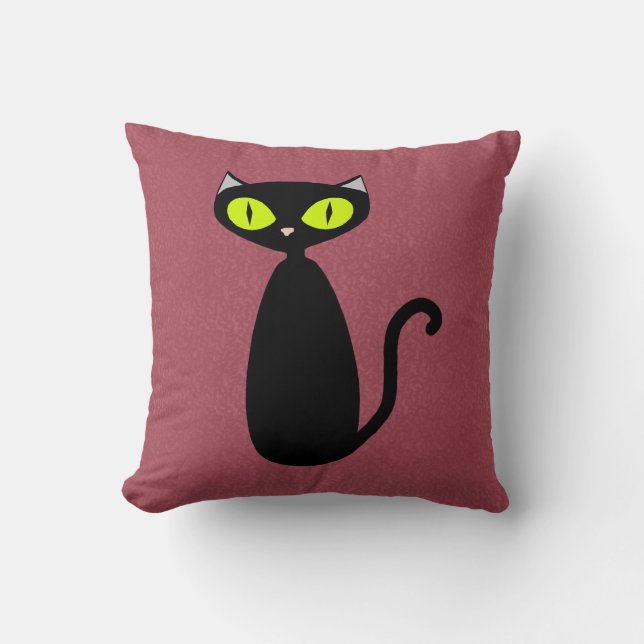 Custom Colour Mod Cat Pillow (Front)