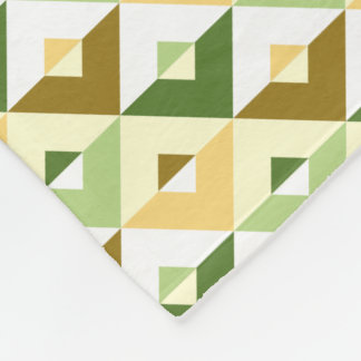 Custom Colour Modern Triangle Pattern Fleece Blanket
