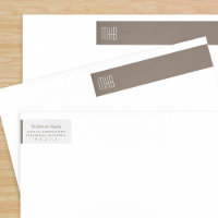 Custom Colour Monogram Modern
