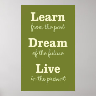 Custom colour Motivational Quote poster