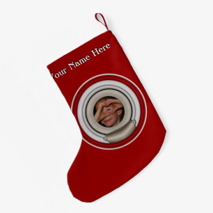 Custom Colour Photo Frame Template Small Christmas Stocking