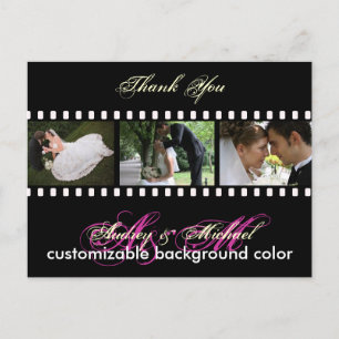 Custom Colour/Photos Thank you postcards