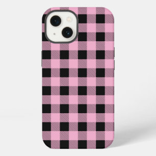 Custom Colour Plaid Pattern iPhone 13 Case