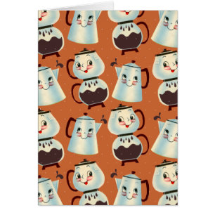 custom colour pouring coffee pot retro kitschy