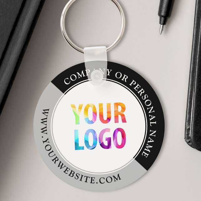 Custom Colour Promotional Business Logo Branded Key Ring (Creator Uploaded)