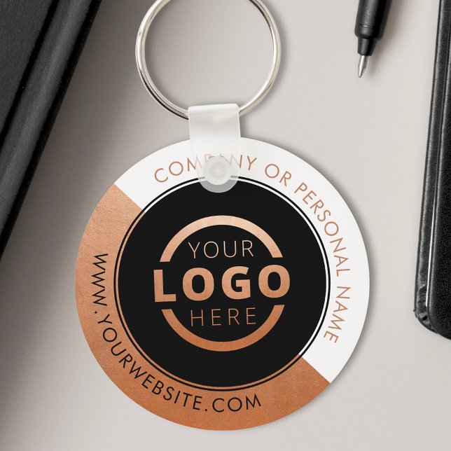 Custom Colour Promotional Business Logo Branded Key Ring (Creator Uploaded)