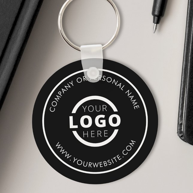 Custom Colour Promotional Business Logo Branded Key Ring (Creator Uploaded)