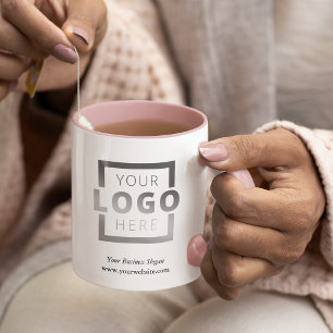 Custom Colour Promotional Business Logo Branded Mug