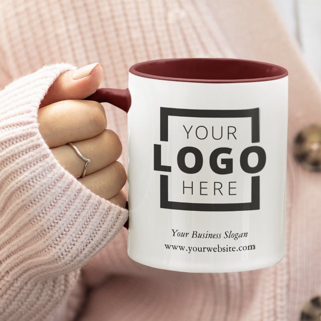 Custom Colour Promotional Business Logo Branded Mug (Creator Uploaded)