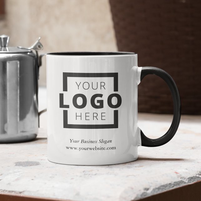 Custom Colour Promotional Business Logo Branded Mug (Creator Uploaded)
