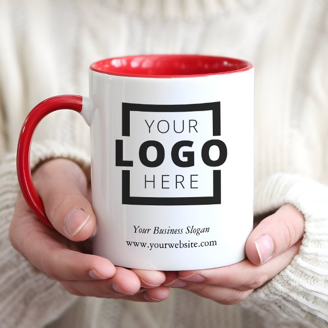 Custom Colour Promotional Business Logo Branded Mug (Creator Uploaded)