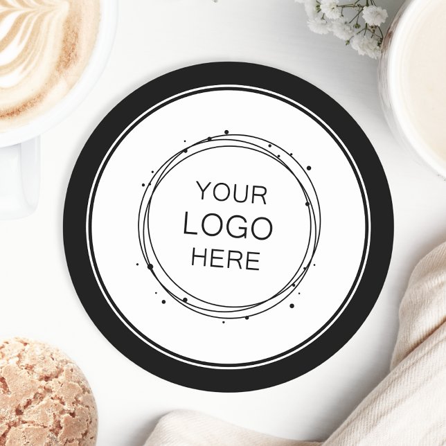 Custom Colour Promotional Business Logo Branded Round Paper Coaster (Creator Uploaded)