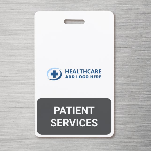 Custom Colour Reception Patient Services Companion ID Badge (Creator Uploaded)