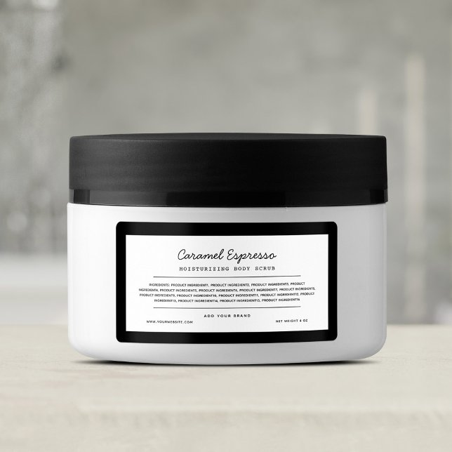 Custom Colour Script Lines Ingredients List Label (Creator Uploaded)