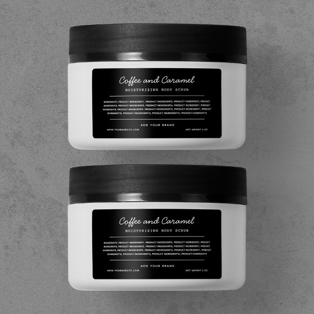 Custom Colour Script Lines Ingredients List Label (Creator Uploaded)