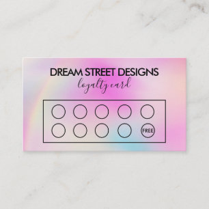 Custom Colour Shift Loyalty Card