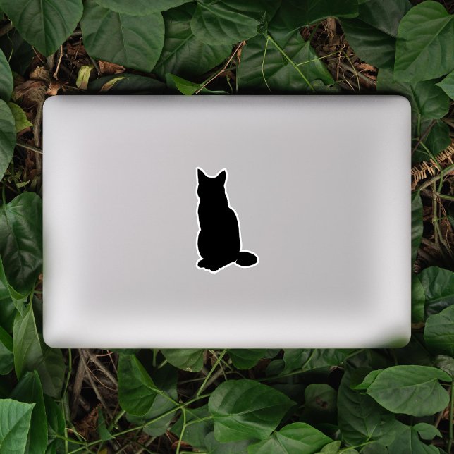 Custom Colour Sitting Cat Silhouette (Creator Uploaded)