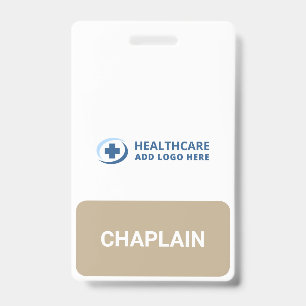 Custom Colour Spiritual Care Chaplain Companion ID Badge
