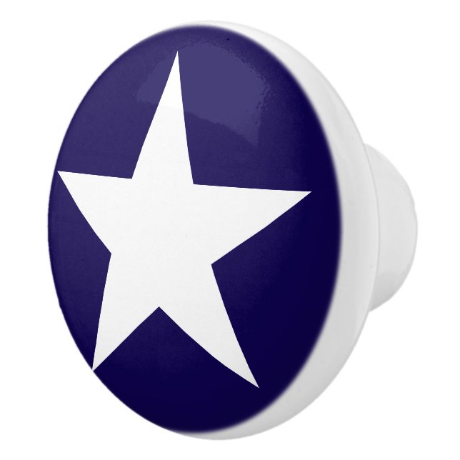 Custom colour star ceramic knob (Right)