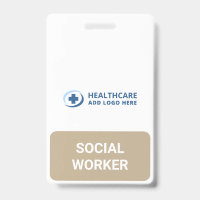 Custom Colour Text Social Worker Companion