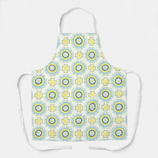 Custom Colour Vintage Floral Pattern Apron