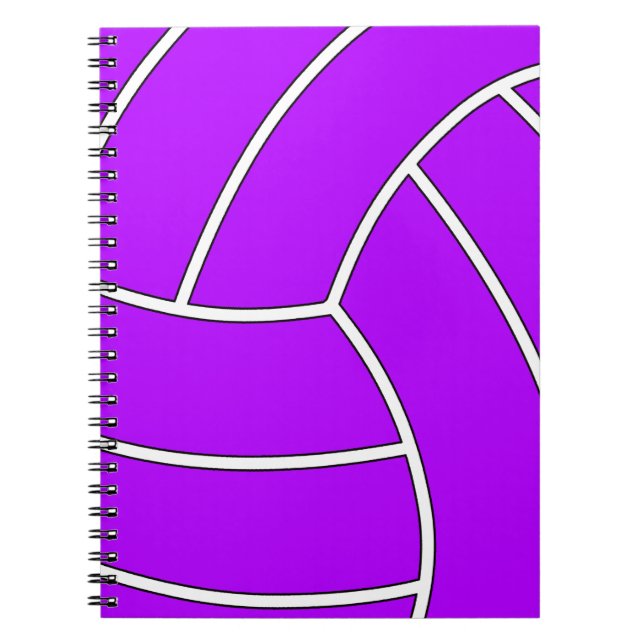 Custom Colour Volleyball Notebook (Front)