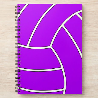Custom Colour Volleyball Notebook
