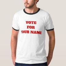 Custom Colour Vote For Your Name Funny Political