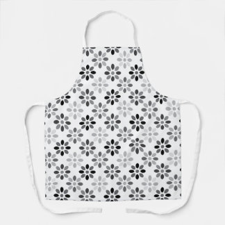 Custom Colour Whimsical Floral Pattern Apron