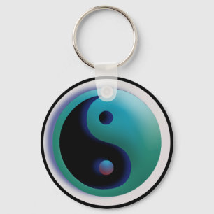 Custom Colour YingYang Keychain