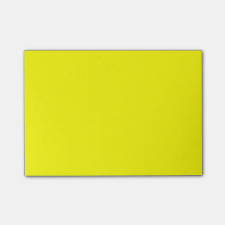 Custom coloured Highlighter Yellow Post-it Notes