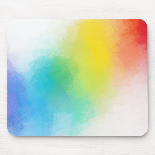Custom Colourful Abstract Trendy Modern Template Mouse Pad (Front)